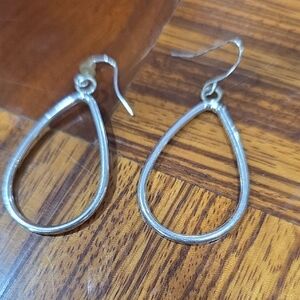 Elegant Silver Teardrop Earrings